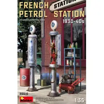 Mini Art Modellbauzubehör French Petrol Station 1:35