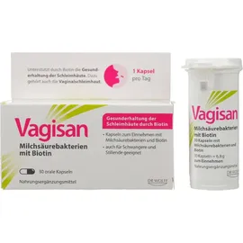 Dr. Wolff Vagisan Milchsäurebakterien mit Biotin Kapseln