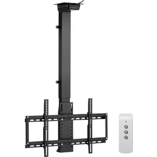 Vevor Motorisierte TV Wandhalterung Halterung für 813 bis 1397 mm Fernseher, elektrischer Verstellbarer herunterklappbarer Ständer mit max. VESA 60 x 40 cm, passend für Fernseher bis zu 54 kg