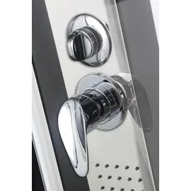 sanotechnik handelsgesellschaft m.b.h. Trend 1 Komplettdusche mit Schiebetür 90 x 215 cm schwarz Sicherheitsglas