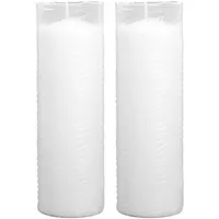 HS Candle Grabkerze 18 cm weiß