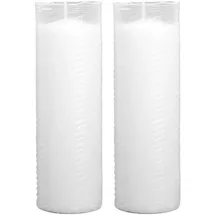 HS Candle Grabkerze 18 cm weiß