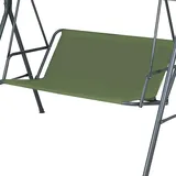 Garten-Schaukel-Sitz-Abdeckung, Garten-Stuhl-Ersatz-Abdeckung,Ersatz-Schaukel Sitzbezug für Hollywoodschaukel, 900D Oxford-Gewebe, für den Außenbereich 2- und 3-Sitzer (Grün: 138 * 50 * 50cm)