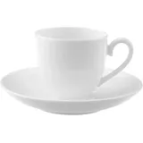 Villeroy & Boch Tasse Mokka-/ Espressotasse mit Untertasse 100 ml weiß«, weiß