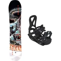 TRANS Set Junior Snowboard Pirate Rot 135cm mit Bindung