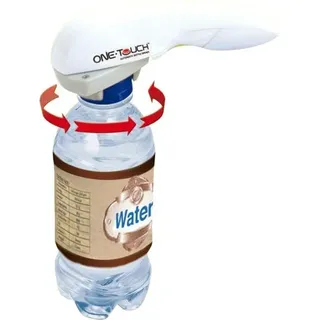 One Touch - Apri Bottiglia Automatico - Bianco - Portatile - Weiß