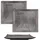 Intirilife Sushi Platte Servier Teller Teller, Schwarz