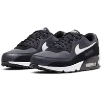 NIKE Air Max 90 Sneaker Trainer Schuhe (Grey/Black, EU Schuhgrößensystem, Erwachsene, Numerisch, M, 42) - 42 EU