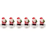 Atmosphera Créateur d'intérieur Teelichter Weihnachtsmänner, 6er-set