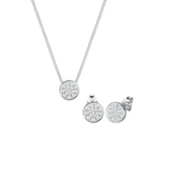 Elli Zirkonia 925 Sterling Silber Schmuck-Set   Damen 