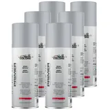 COLORS Sprühlack COLORS Zinkspray Sprühlack grau 6er Set - 400ml Spraydose