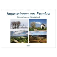 Calvendo Impressionen aus Franken (Wandkalender 2026 DIN A3 quer),