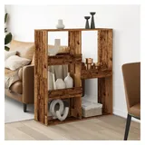 vidaXL Raumteiler Altholz-Optik 100x33x115 cm Holzwerkstoff