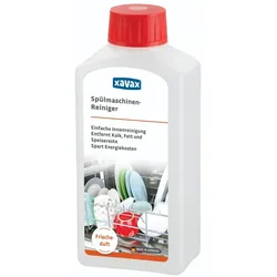 XAVAX Reinigungs-Set "Spülmaschinenreiniger Frischeduft, 250 ml, Maschinenpflege", weiß, B:6,3cm H:4,2cm L:14,3cm, Reinigungs-Sets, 250 ml