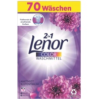 Lenor Color Waschmittel Pulver, Waschpulver, 70 Waschladungen, Amethyst Blütentraum (4.55 kg)