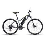 Head Women's e I-Peak RM E-Cross Bike, Grey/Green, 50