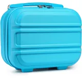 Kono Kosmetikkoffer Schminkkoffer Box Organizer Beauty Case, blau, 30,5 cm, Kosmetikkoffer