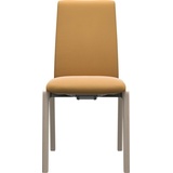 Stressless® Polsterstuhl Laurel, Low Back, Größe M, mit abgerundeten Beinen in Eiche gekalkt rot