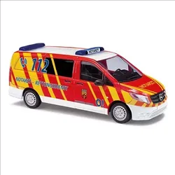 Mercedes Benz Vito Notarzt-Rettungsdienst FW Herford Modell von Busch 1:87