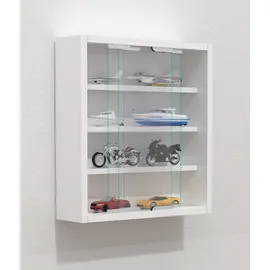 VCM Hängevitrine Agisa S 37 x 10 x 0 cm Weiß