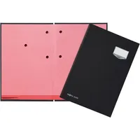 Pagna Unterschriftenmappe A4 Schwarz 10 Fächer