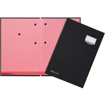 Pagna Unterschriftenmappe A4 Schwarz 10 Fächer