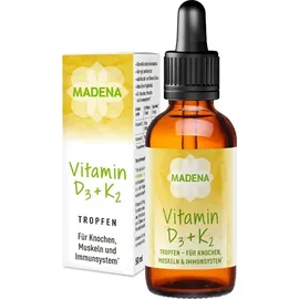 MADENA Vitamin D3 und K2 Tropfen 50 ml