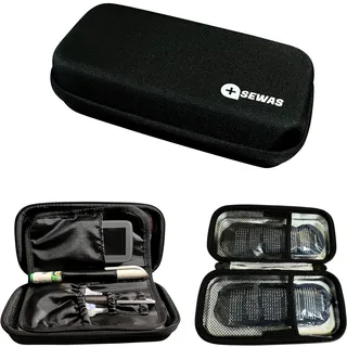 SEWAS Diabetic Care,Tasche Hardcase Blutzuckermessgerät & Diabetes Zubehör, Reisetasche, Diabetikertasche für Insulin, Pen Case, Gürteltasche inkl. 2 Kühlpads