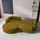 masseno ECKSOFA AMILIA M L-S Gelb Velours-Stoff mit Schlaffunktion