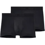 HOM Retro Short / Pant unifarben schwarz S 2er Pack
