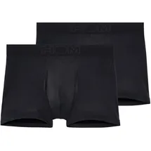 HOM Retro Short / Pant unifarben schwarz S 2er Pack