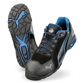 Puma Safety Rio Black Low Gr.42 Veloursleder Aluminiumkappe