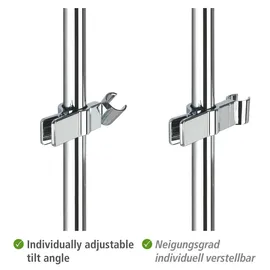 Wenko Brausegleiter Mod. Metall Chrom, zum Klemmen