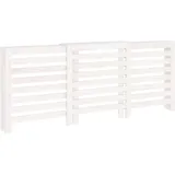 vidaXL Heizkörperverkleidung Weiß 210x21x85 Cm Massivholz Kiefer - vidaXL