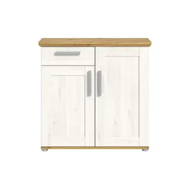 xonox.home Kommode Verona 95 x 92 x 39 cm Sibiu Lärche / Weiß