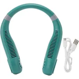 Klingenloser Nackenventilator, Atmungsaktives Licht, 2400mah Akku, Freihändig Bedienbar, Mini-format Für Reisen Im Freien, Umweltfreundlich.