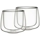 Villeroy & Boch Kaffeebecher, Set 2tlg. Artesano Hot&Cold Beverages Länge 9,5 x Breite Höhe 8,2 cm