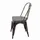 Mendler Esszimmerstuhl HWC-H10e Kunstleder schwarz-grau 4er Set