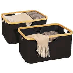 WENKO Korb Mod. Ecori, 2er Set Körbe & Aufbewahrung   