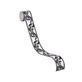 A.S. Création Bordüre selbstklebend 5 m x 5 cm schwarz/weiß 904317