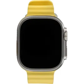 Apple Watch Ultra GPS+Cellular 49 mm Titaniumgehäuse, Ocean Armband gelb