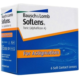 Bausch + Lomb SofLens Toric 6 St. / 8.50 BC / 14.50 DIA / -2.25 DPT / -0.75 CYL / 180° AX