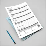 Allegra Auftragsformular A4-Block selbstdurchschreibend
