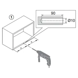 Kesseböhmer pto Auswerfer Typ III Weiß – Push to Open Druckschnapper - Weiß
