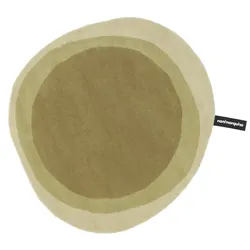 Nanimarquina - Layers Teppich, Ø 80 cm, grün (Exklusive Edition)