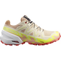 Salomon Speedcross 6 Gore-Tex Damen hazelnut/safety yellow/fiery coral 40 2/3