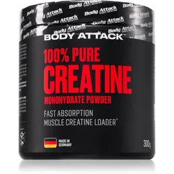 Body Attack Pure-Creatine Pulver Förderung der sportlichen Leistung 300 g