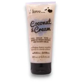I love I Love... Coconut & Cream Exfoliating Shower Smoothie Duschgel 200 ml