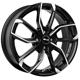 RC Design RC34 6,0 x 16 4 x 100 ET45 Schwarz Glanz Vollpoliert