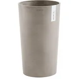 Ecopot Ecopots Pflanztopf Amsterdam halbhoch Braungrau 50 cm